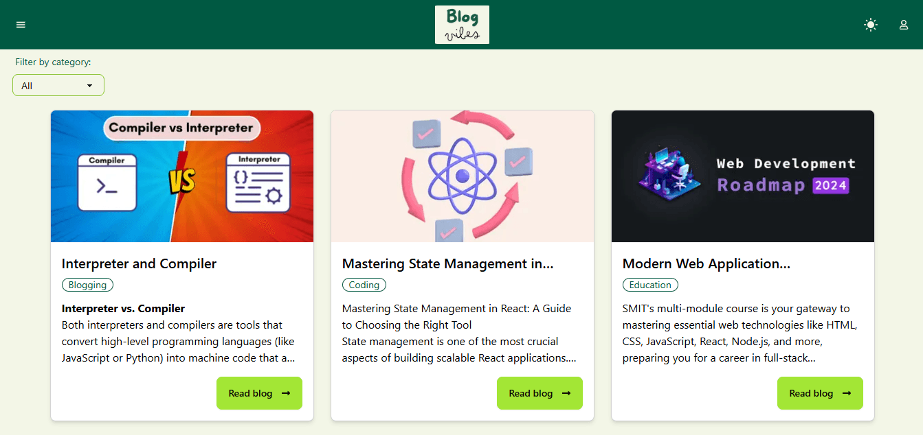 Blog Vibes Dashboard